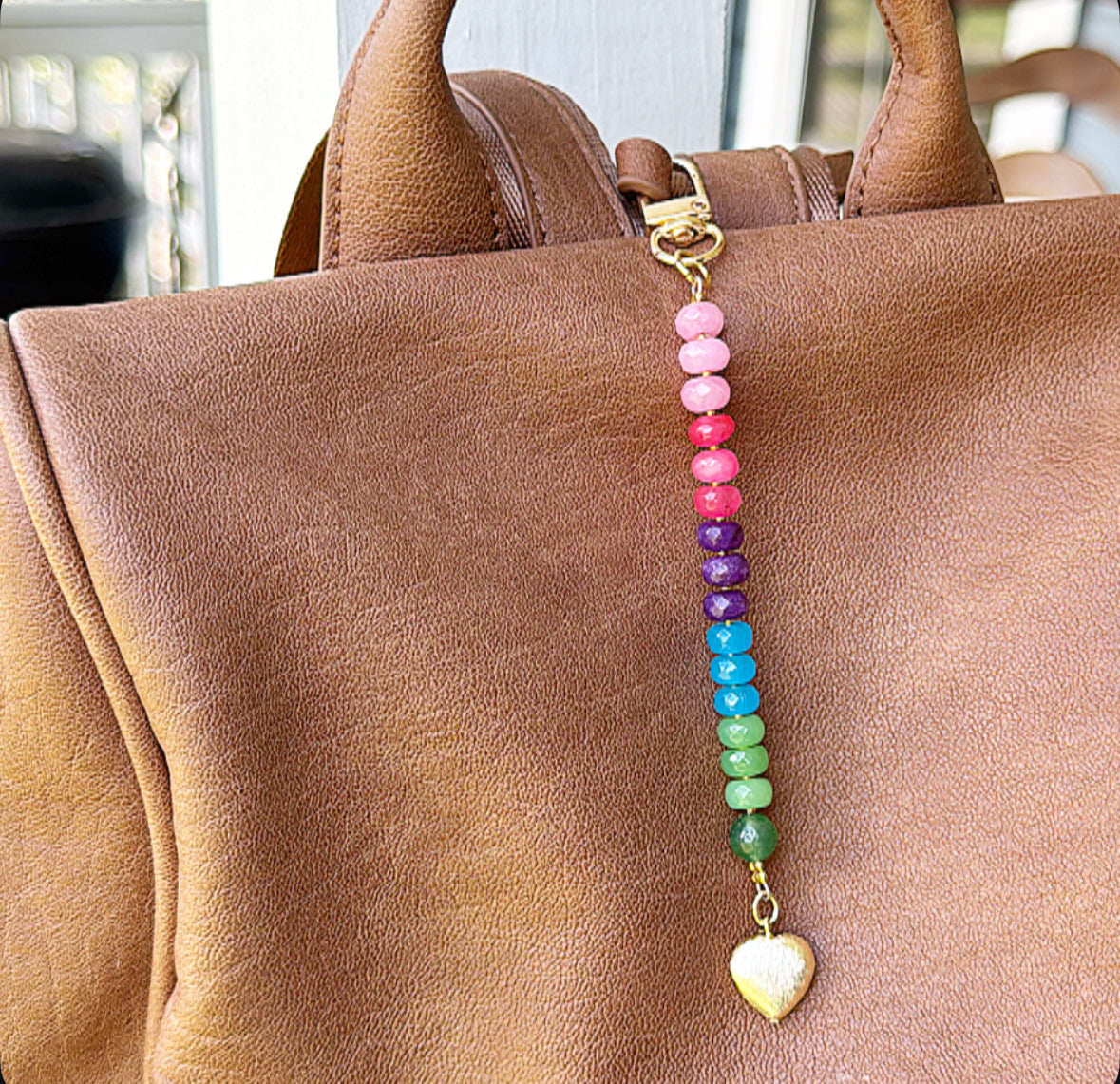 Rainbow Bag Charm