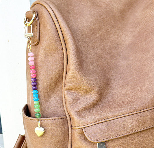 Rainbow Bag Charm